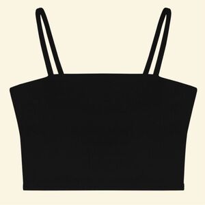 NWT Hu-ha Tata Crop Cami in Black